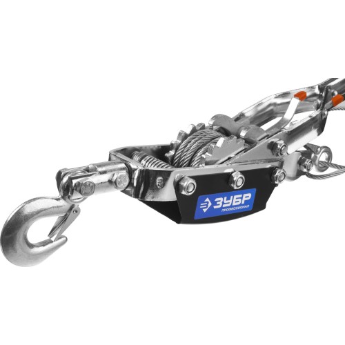 ЗУБР 4 т, 3 м, ручная рычажная лебедка, Профессионал (43105-4-K)