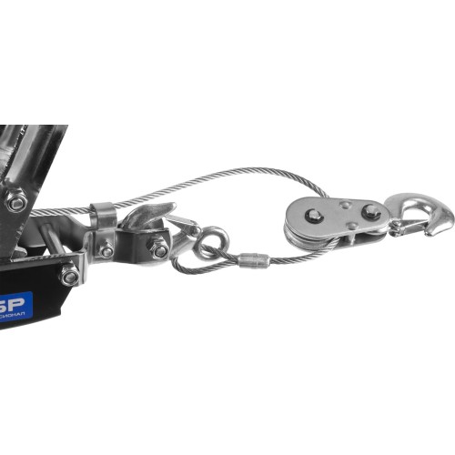 ЗУБР 4 т, 3 м, ручная рычажная лебедка, Профессионал (43105-4-K)