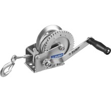 ЗУБР 0.5 т, 8 м, ручная барабанная тяговая тросовая лебедка, Профессионал (43113-0.5)