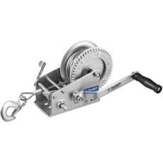 ЗУБР 1.1 т, 8 м, ручная барабанная тяговая тросовая лебедка, Профессионал (43113-1.1)