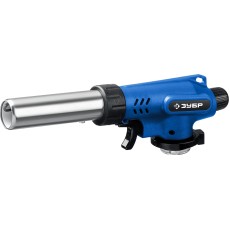 ЗУБР ГП-500, 1300°C, увеличенный выход пламени, газовая горелка с пьезоподжигом на баллон с цанговым соединением, Профессионал (55552)