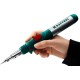 KRAFTOOL SolderGas, 120 K, 30 - 120 Вт, 1300°С, горелка, фен, пьезоподжиг, набор 10 в 1, газовый паяльник (55503-H10)