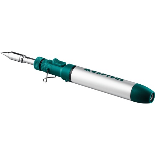 KRAFTOOL SolderGas, 70 A, 30 - 70 Вт, 1300°С, горелка, фен, набор 3 в 1, газовый паяльник (55504-H3)