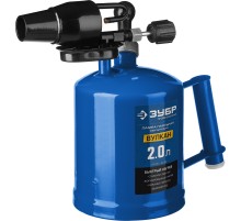 ЗУБР ВУЛКАН ВК-20, 2 л, стальной эжектор, паяльная лампа, Профессионал (40652-2.0)