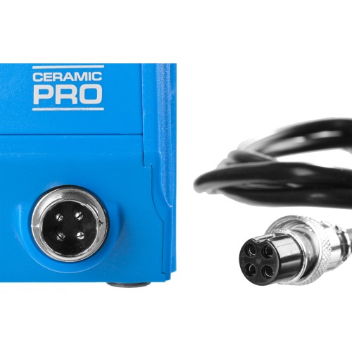 ЗУБР ПСН-60, 60 Вт, 50 - 480°C, керамический нагреватель, низкотемпературная паяльная станция цифровая, Профессионал (55336)