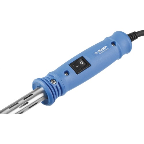 ЗУБР Ceramic PRO, 300 Вт, клин, высокомощный электропаяльник с пластиковой рукояткой, Профессионал (55301-300)