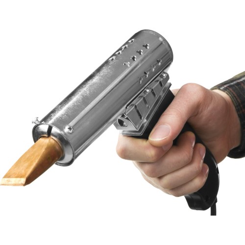 ЗУБР Ceramic PRO, 500 Вт, клин, сверхмощный электропаяльник с пластиковой пистолетной рукояткой, Профессионал (55302-500)