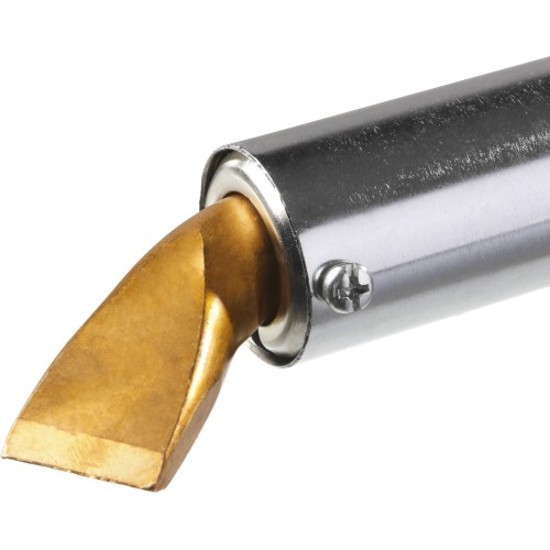 ЗУБР Ceramic PRO, 200 Вт, клин, высокомощный электропаяльник с деревянной рукояткой (55303-200)