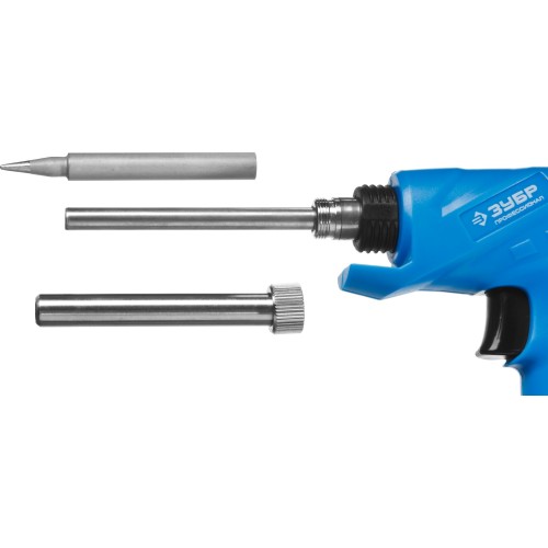 ЗУБР ТУРБО 30/ 130 Вт, конус, керамический нагреватель, электропаяльник с пистолетной рукояткой, Профессионал (55408)