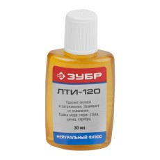ЗУБР 30 мл, нейтральный флюс, лти-120 (55480-030)