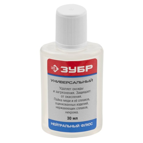 ЗУБР 30 мл, универсальный нейтральный флюс (55494-030)