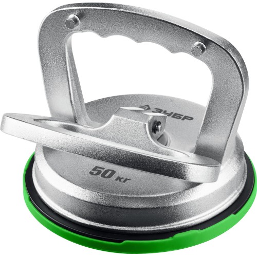 ЗУБР 50 кг, одинарный алюминиевый подъемник на присоске, Профессионал (33723-1)