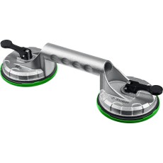 ЗУБР 80 кг, двойной алюминиевый подъемник на присоске, Профессионал (33723-2)