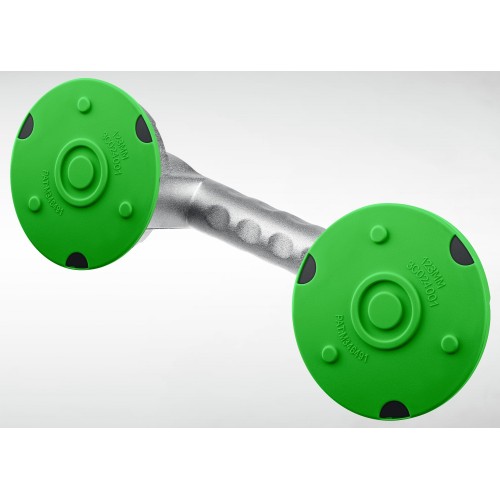 ЗУБР 80 кг, двойной алюминиевый подъемник на присоске, Профессионал (33723-2)