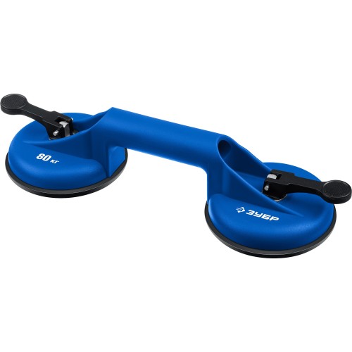 ЗУБР ABS, 80 кг, двойной подъемник на присоске, Профессионал (3372-2)