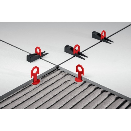 ЗУБР СВП, 1,0 мм, зажим, 500 шт, система выравнивания плитки (33861-500)