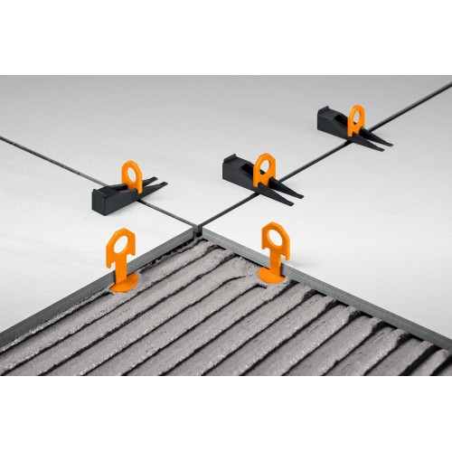 ЗУБР СВП, комплект: 1,7 мм, клин+зажим 50 + 50 шт, система выравнивания плитки (3384-H50)