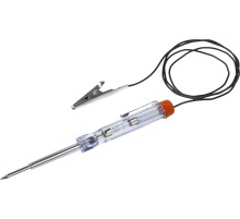 ЗУБР 6 - 24 В, пластик, клипса, на подвеске, провод 86 см, электрический пробник для автопроводки (25745)