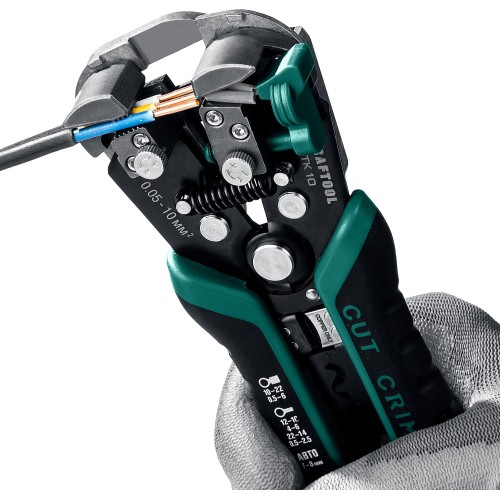 KRAFTOOL TK-10, 0.05 - 10 мм2, автоматический стриппер (22639)