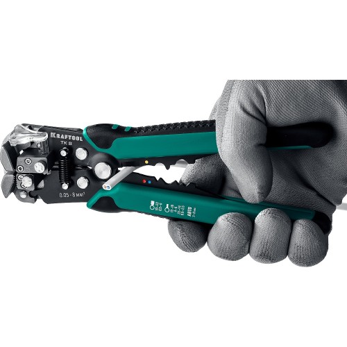 KRAFTOOL TK-8, 0.05 - 8 мм2, автоматический стриппер (22637)