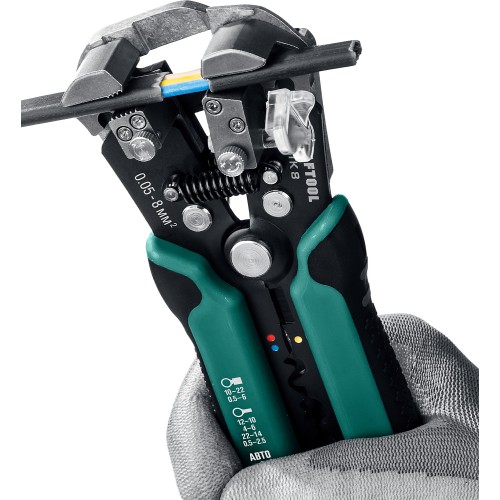 KRAFTOOL TK-8, 0.05 - 8 мм2, автоматический стриппер (22637)