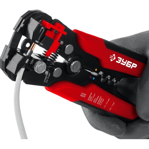 ЗУБР ТМ-1, 0.2 - 6 мм2, автоматический стриппер с винтом микронастройки (22645)