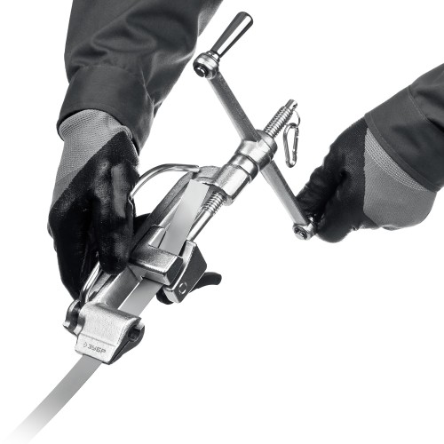 ЗУБР ИНВ-20, инструмент для натяжения стальной монтажной ленты, Профессионал (22627)