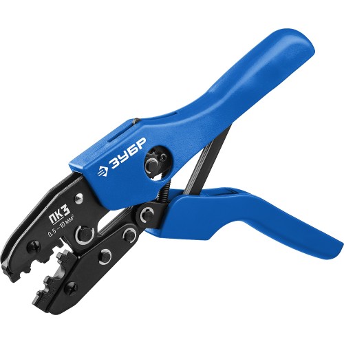 ЗУБР ПК-3, 0.5 - 10 мм2, пресс-клещи для медных наконечников и гильз, Профессионал(45456-3)