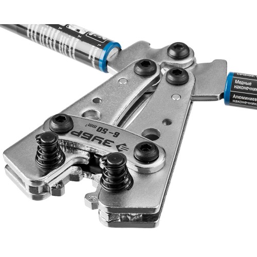 ЗУБР ПКГ-50, 6 - 50 мм2, усиленные пресс-клещи гексагональные для медных наконечников и гильз, Профессионал(45453)