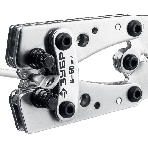 ЗУБР ПКГ-50, 6 - 50 мм2, усиленные пресс-клещи гексагональные для медных наконечников и гильз, Профессионал(45453)