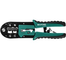 KRAFTOOL RJ-Pro, (RJ45, RJ11,RJ12), универсальный кримпер (22698)
