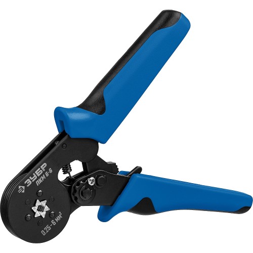 ЗУБР ПКМ-6, 0.25 - 6 мм2, мультидиапазонные пресс-клещи, Профессионал (22654)