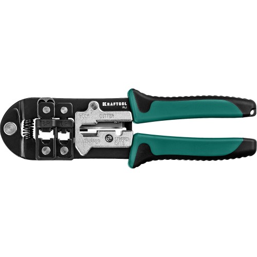 KRAFTOOL RJ, (RJ45, RJ11,RJ12), универсальный кримпер (22699)