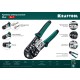 KRAFTOOL RJ, (RJ45, RJ11,RJ12), универсальный кримпер (22699)