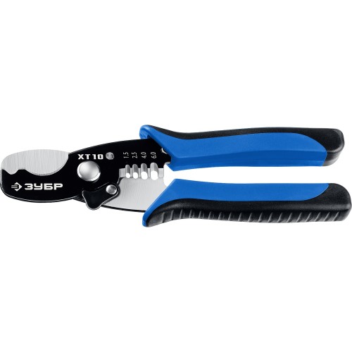 ЗУБР ХТ-10, 2 в 1, кабельные ножницы, Профессионал (22640)