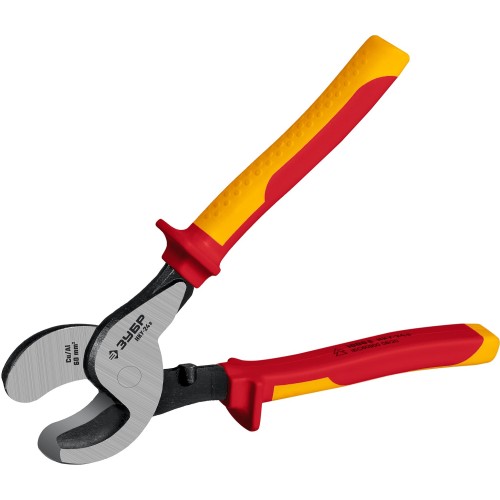 ЗУБР НКУ-24В, d 16мм, 240мм, 1000В, усиленный, диэлектрический кабелерез, Профессионал (23346-25V)