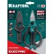 KRAFTOOL ELECTRIC, 4 в 1, 160 мм, с чехлом, ножницы электрика (23356)