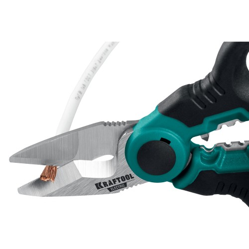 KRAFTOOL ELECTRIC, 4 в 1, 160 мм, с чехлом, ножницы электрика (23356)
