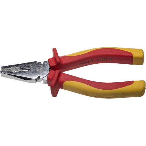 ЗУБР Профиэлектрик, 160 мм, диэлектрические комбинированные плоскогубцы, Профессионал (22145-1-16)