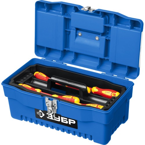 ЗУБР 12 предм., набор диэлектрического губцевого инструмента, Профессионал (2214-H12)