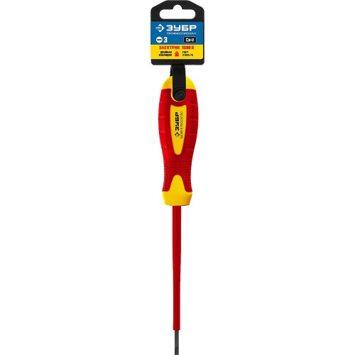ЗУБР диэлектрическая отвертка, Профессионал (25261-3.0-075)