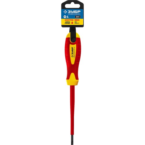 ЗУБР диэлектрическая отвертка, Профессионал (25261-4.0-100)
