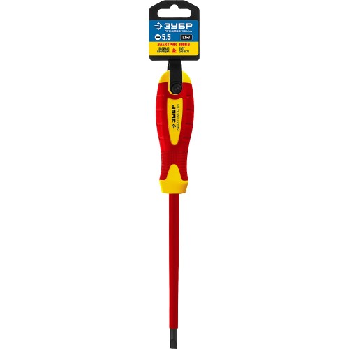 ЗУБР диэлектрическая отвертка, Профессионал (25261-5.5-125)