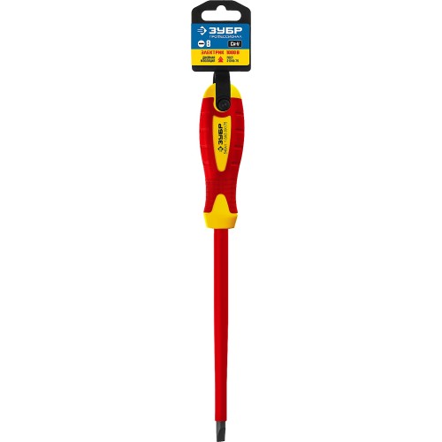 ЗУБР диэлектрическая отвертка, Профессионал (25261-8.0-175)