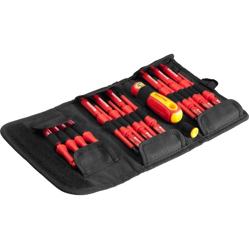 KRAFTOOL Х-Drive Electro, 18 предм, набор высоковольтных отверток (220092-H18)