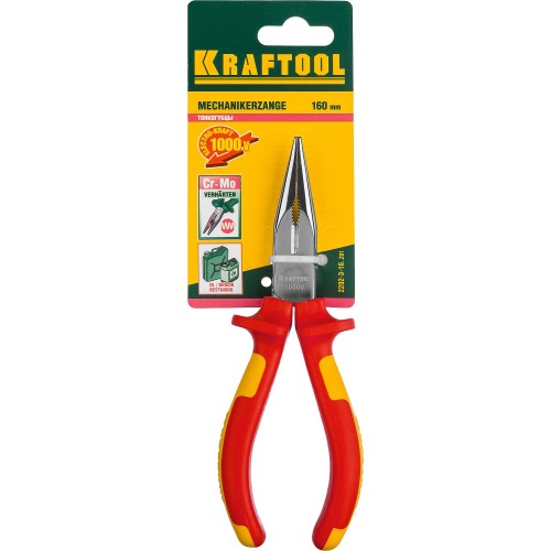 KRAFTOOL Electro-Kraft, 160 мм, тонкогубцы (2202-3-16)