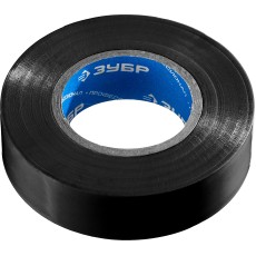 ЗУБР ЭЛЕКТРИК-20, 19 мм х 20 м, 6 000 В, черная, не поддерживает горение, изолента ПВХ, Профессионал (1234-2)