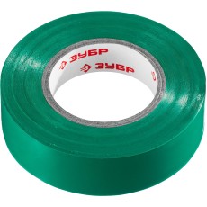 ЗУБР ЭЛЕКТРИК-20, 19 мм х 20 м, 6 000 В, зеленая, не поддерживает горение, изолента ПВХ, Профессионал (1234-4)