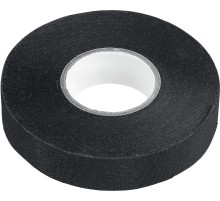 ЗУБР АВТО-ЖГУТ, 19 мм х 25 м, черная, термостойкая текстильная изолента, Профессионал (1236-2)