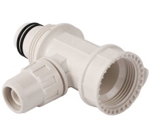 ЗУБР ШиреФит, внутренняя резьба - штуцер с гайкой - штуцер с гайкой, 20 - 16 - 20 мм, сборный коллектор (51516-20-16-20)